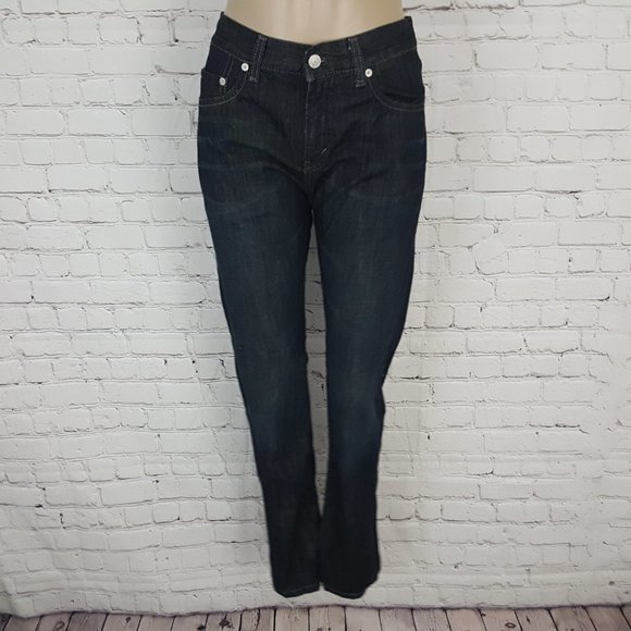 Levi's Denim - LEVI'S 514 Straight Dark Wash Jeans 16 Reg 28x28